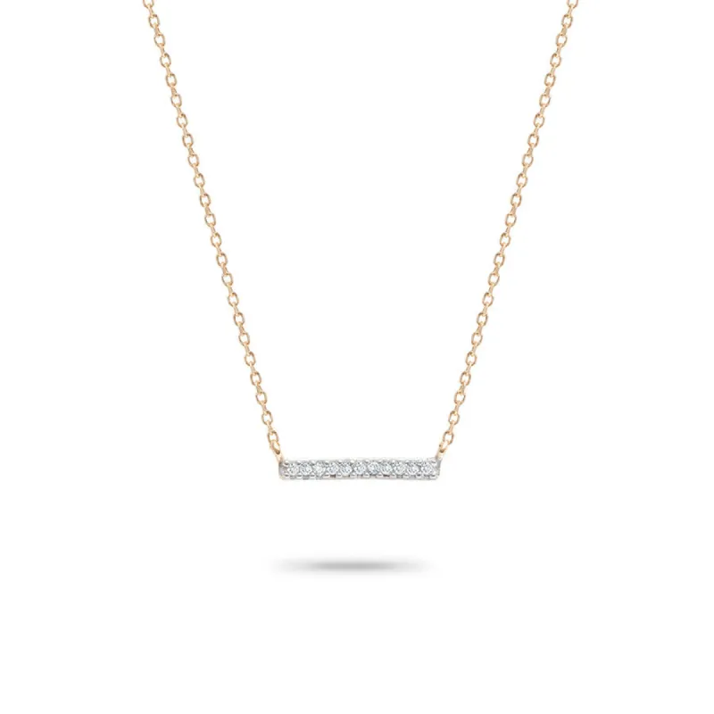 Pavé Bar Necklace sold by Adina Reyter