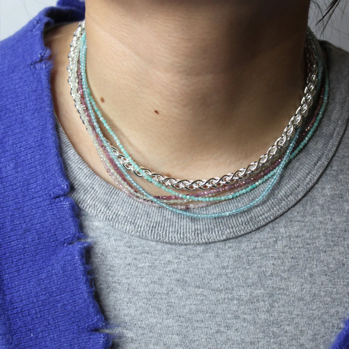 One of a Kind Sodalite Gemstone Necklace sold by Adina Reyter product image thumbnail 2