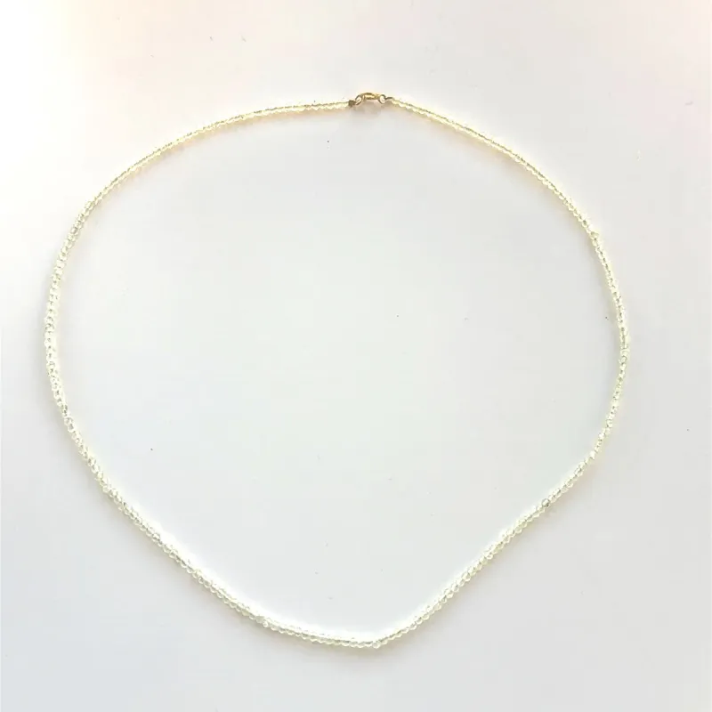 One of a Kind Prehnite Gemstone Necklace sold by Adina Reyter