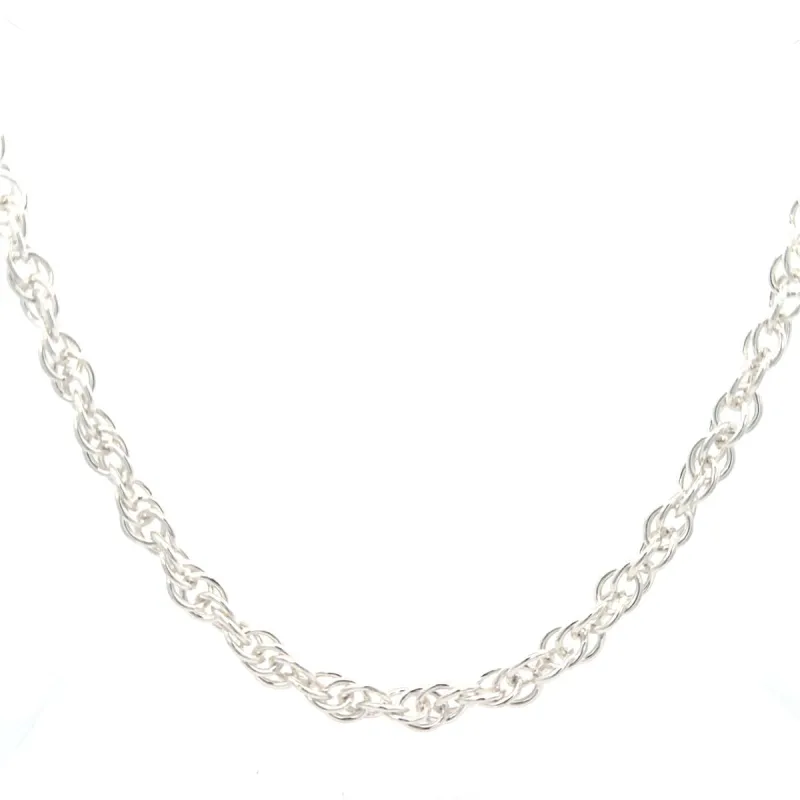 One of a Kind Loose Rope Chain Necklace in Sterling Silver sold by Adina Reyter