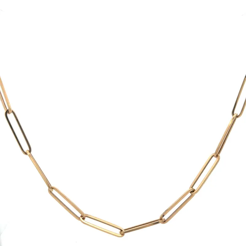 One of a Kind Long Oval Link Necklace sold by Adina Reyter