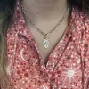 One of a Kind Mixed Diamond Virgo Zodiac Hinged Charm sold by Adina Reyter