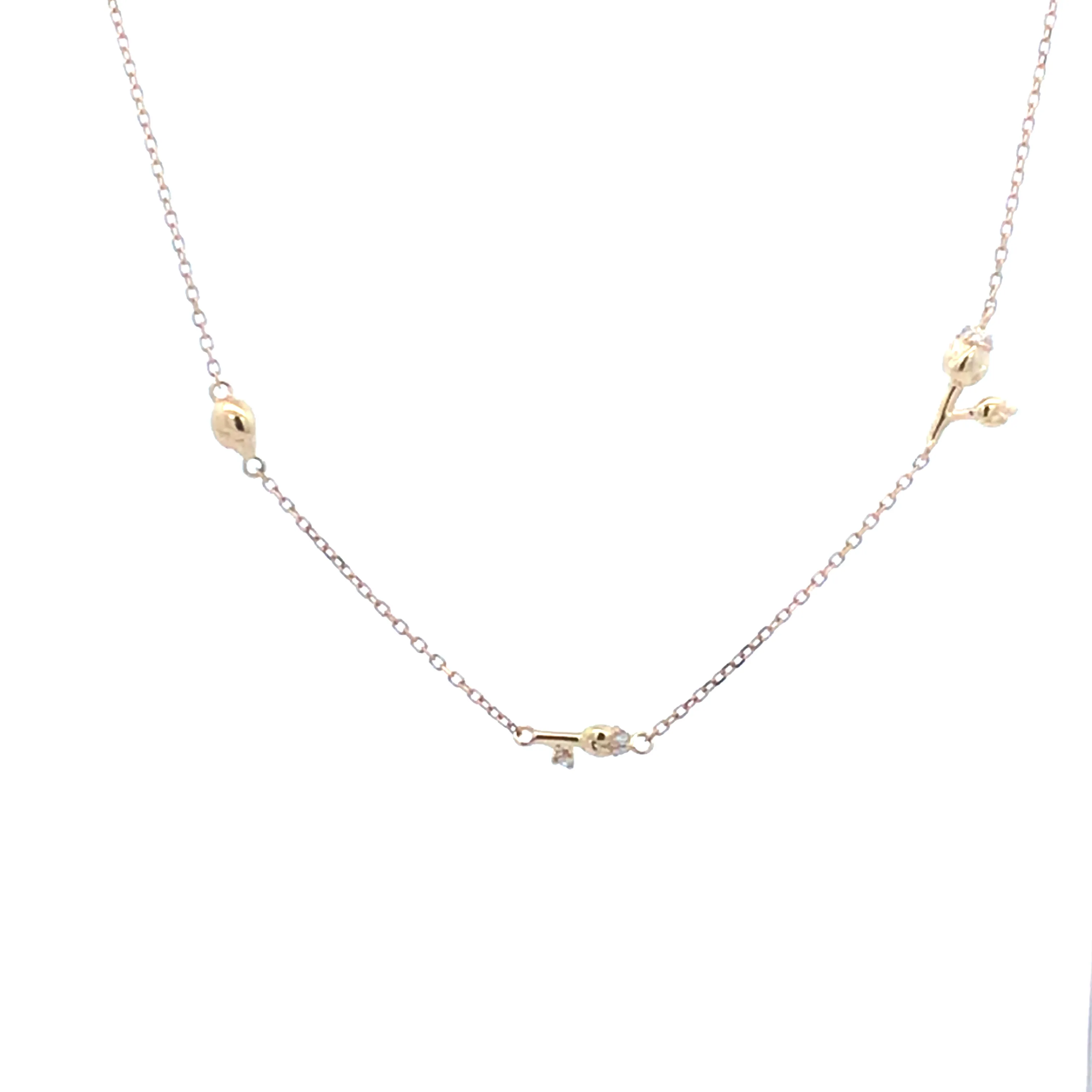 One of a Kind Rosebud Station Necklace sold by Adina Reyter