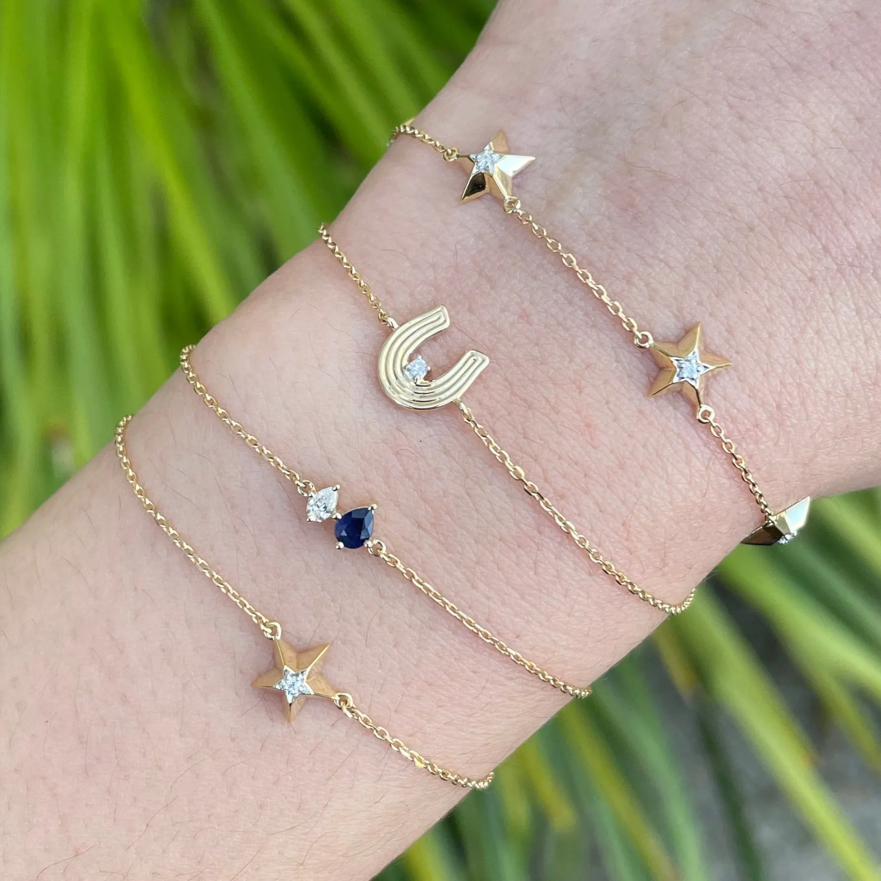 One of a Kind Single Star Diamond Bracelet sold by Adina Reyter product image thumbnail 2