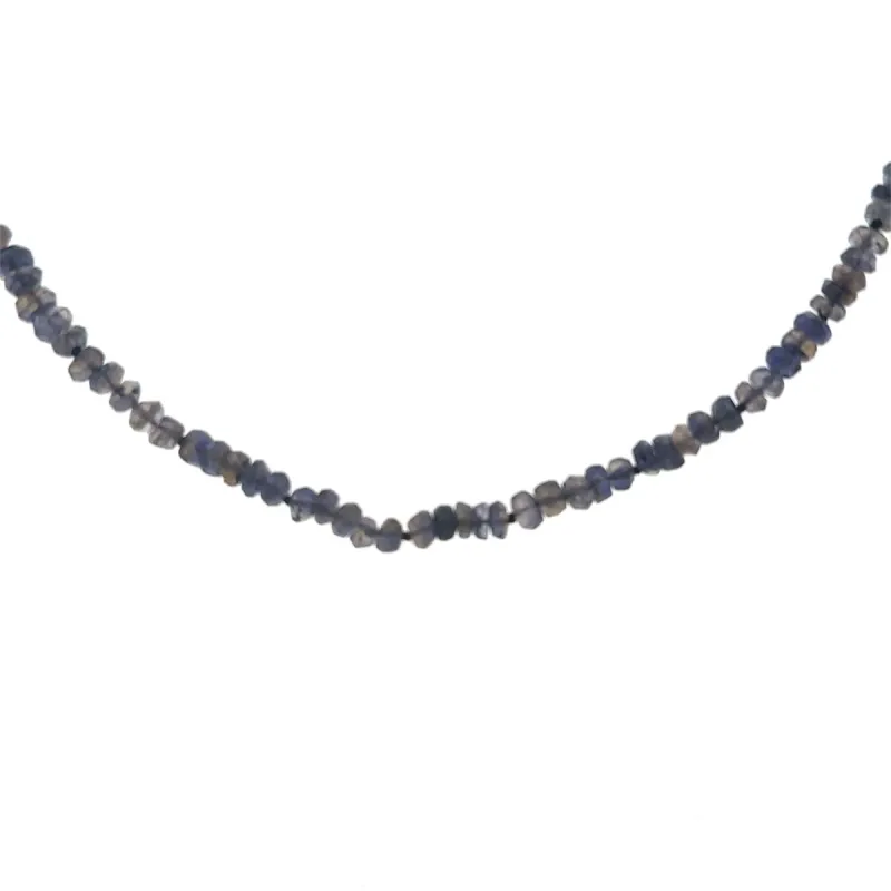 One of a Kind Black Glass Bead Choker Necklace sold by Adina Reyter