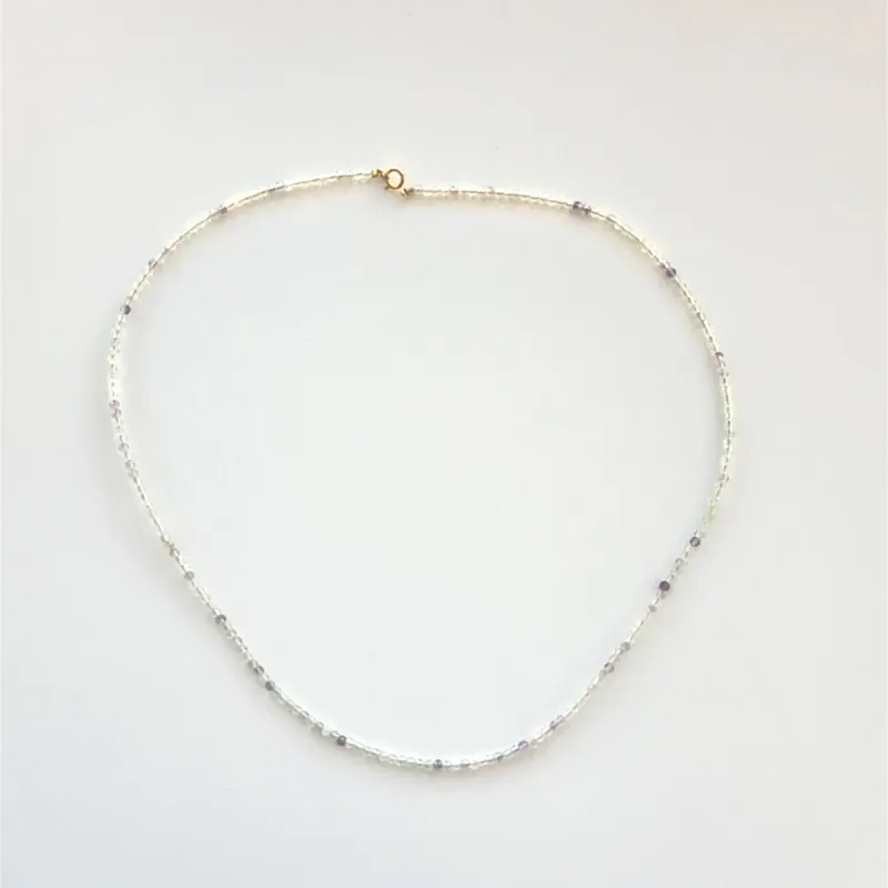 One of a Kind Green Fluorite Gemstone Necklace sold by Adina Reyter