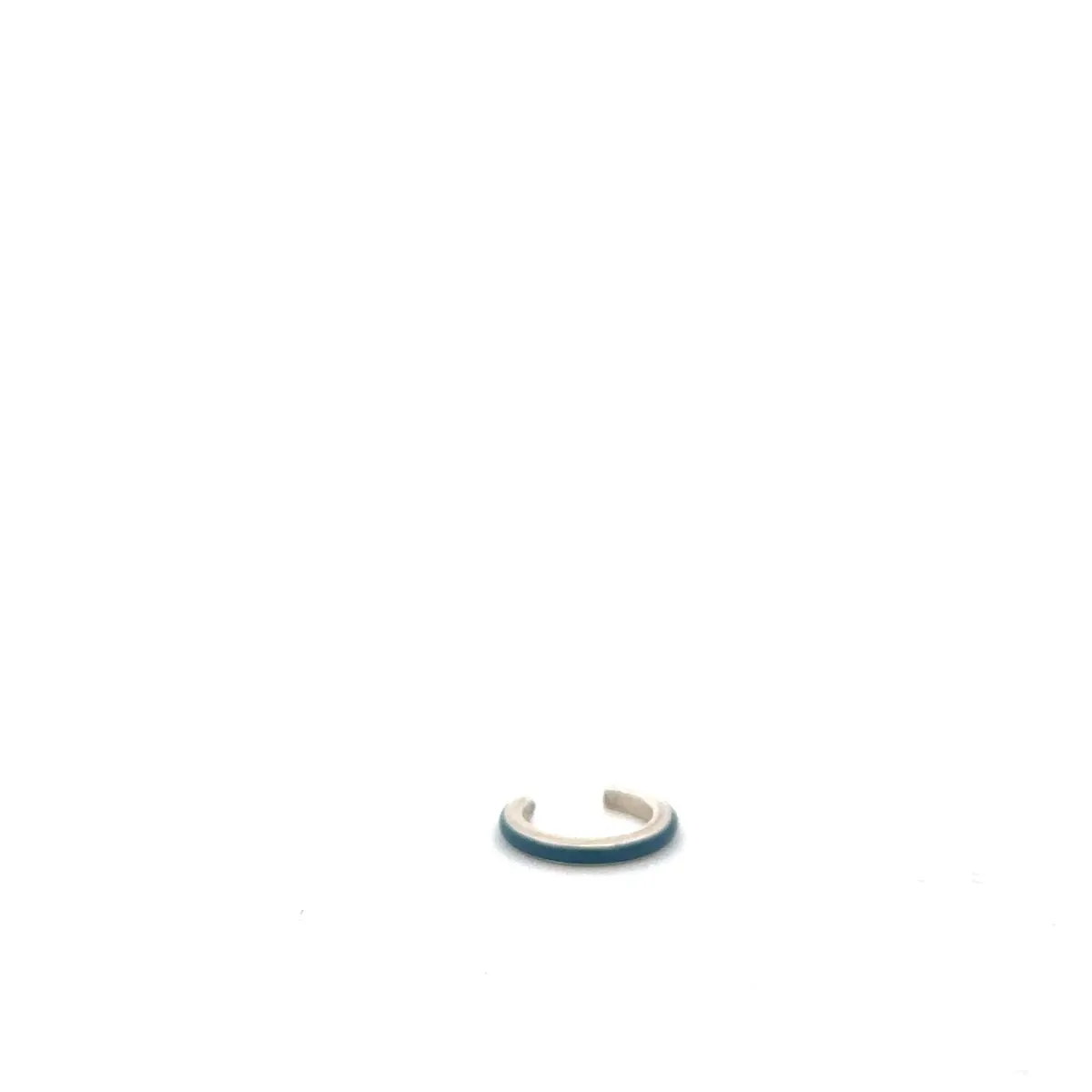 One of a Kind Blue Enamel Narrow Ear Cuff sold by Adina Reyter