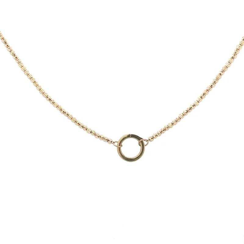 One of a Kind Customizable Bead Chain + Charm Clip Necklace sold by Adina Reyter