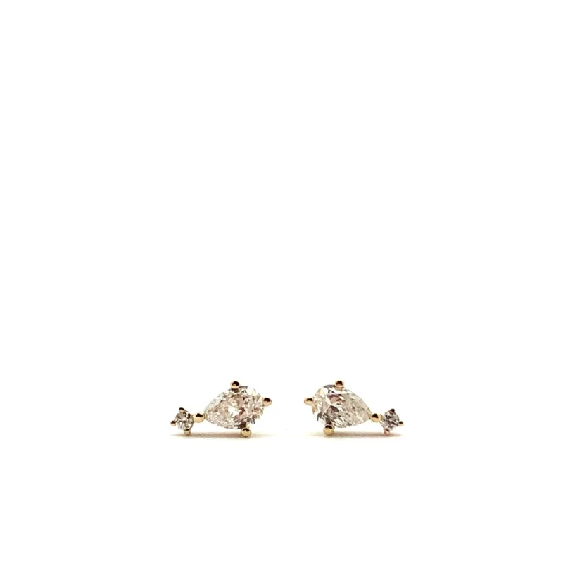 One of a Kind Diamond Posts sold by Adina Reyter