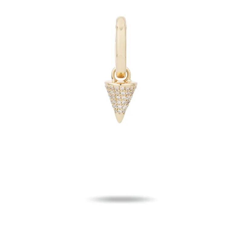 Large Pave Spike Hinged Charm sold by Adina Reyter