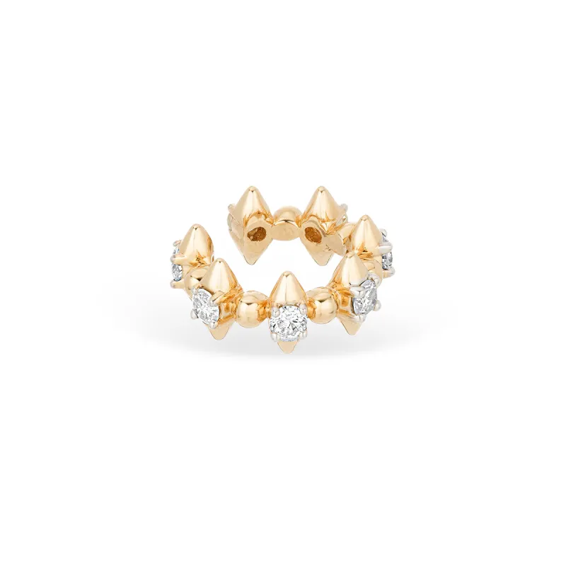 London Large Diamond Spike Earcuff sold by Adina Reyter