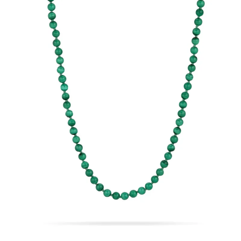 Chunky Round Green Malachite Necklace sold by Adina Reyter