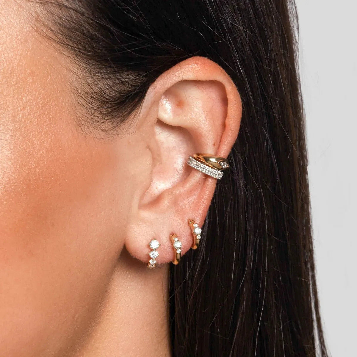 Diamond J Hoops sold by Adina Reyter product image thumbnail 2