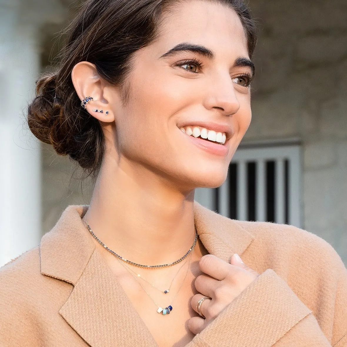 Diana Sapphire + Diamond 2 Amigos Posts sold by Adina Reyter product image thumbnail 2