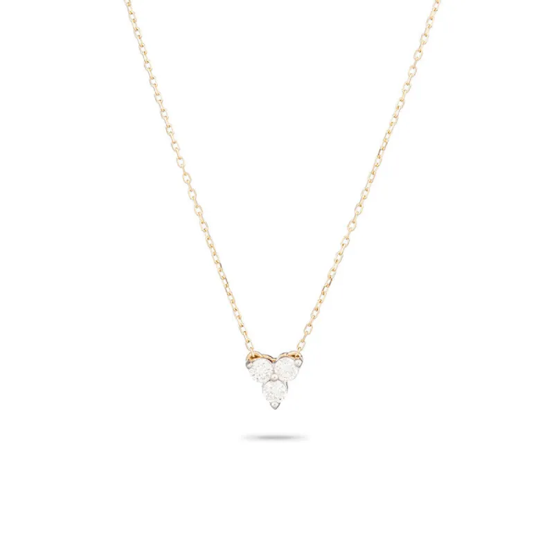 Diamond Cluster Necklace sold by Adina Reyter