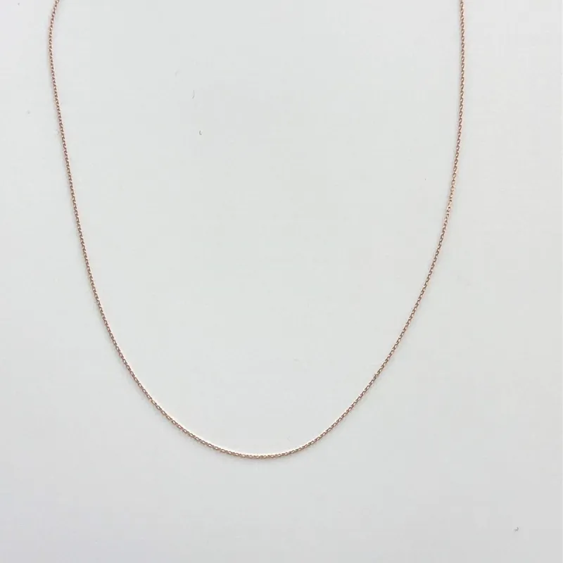 14k Rose Gold Signature Cable Chain sold by Adina Reyter