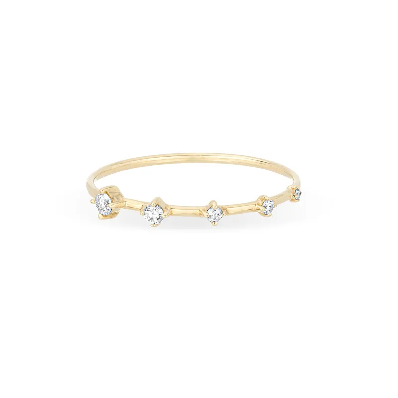 5 Diamond Stacking Ring sold by Adina Reyter