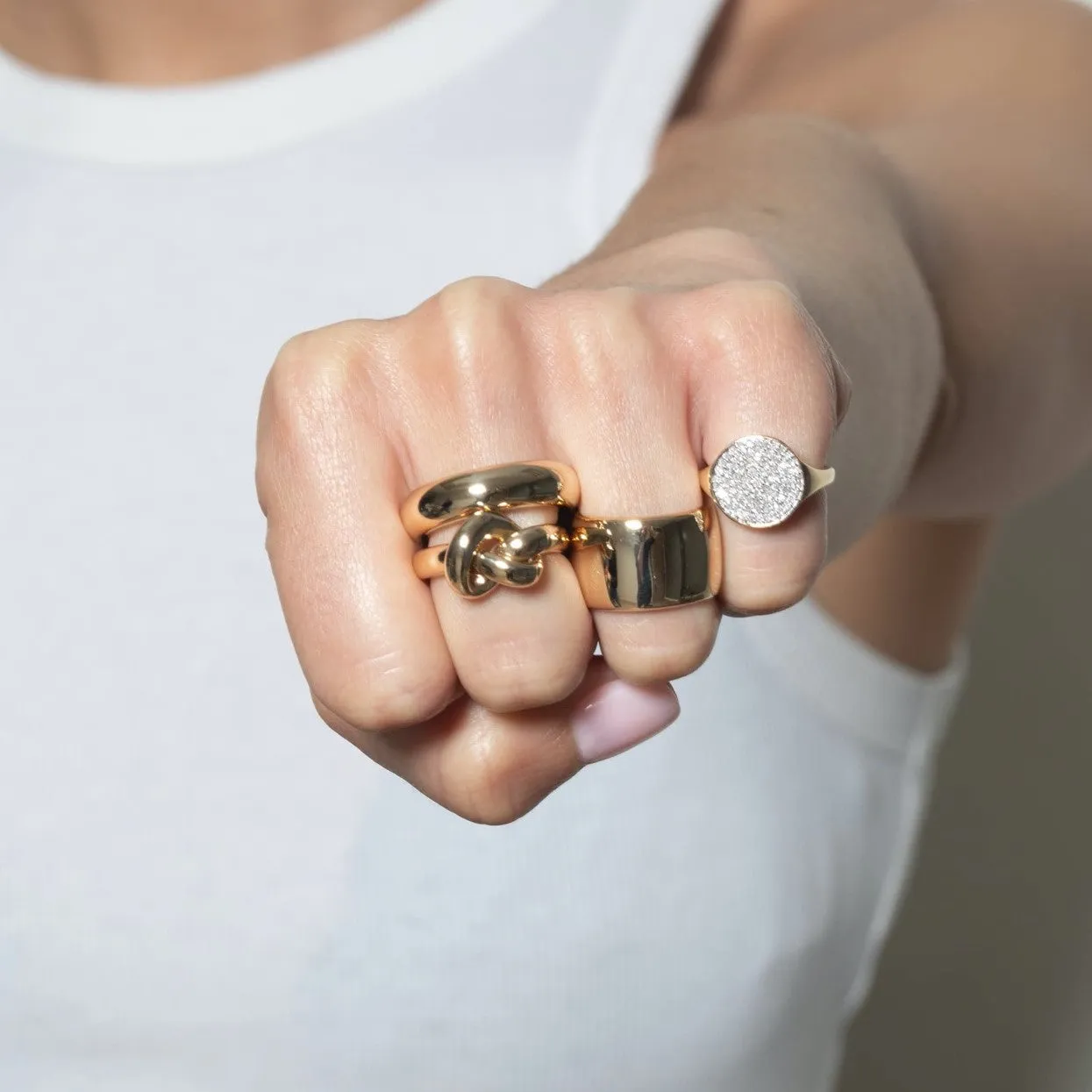 Barrel Ring Size 7 sold by Adina Reyter product image thumbnail 2