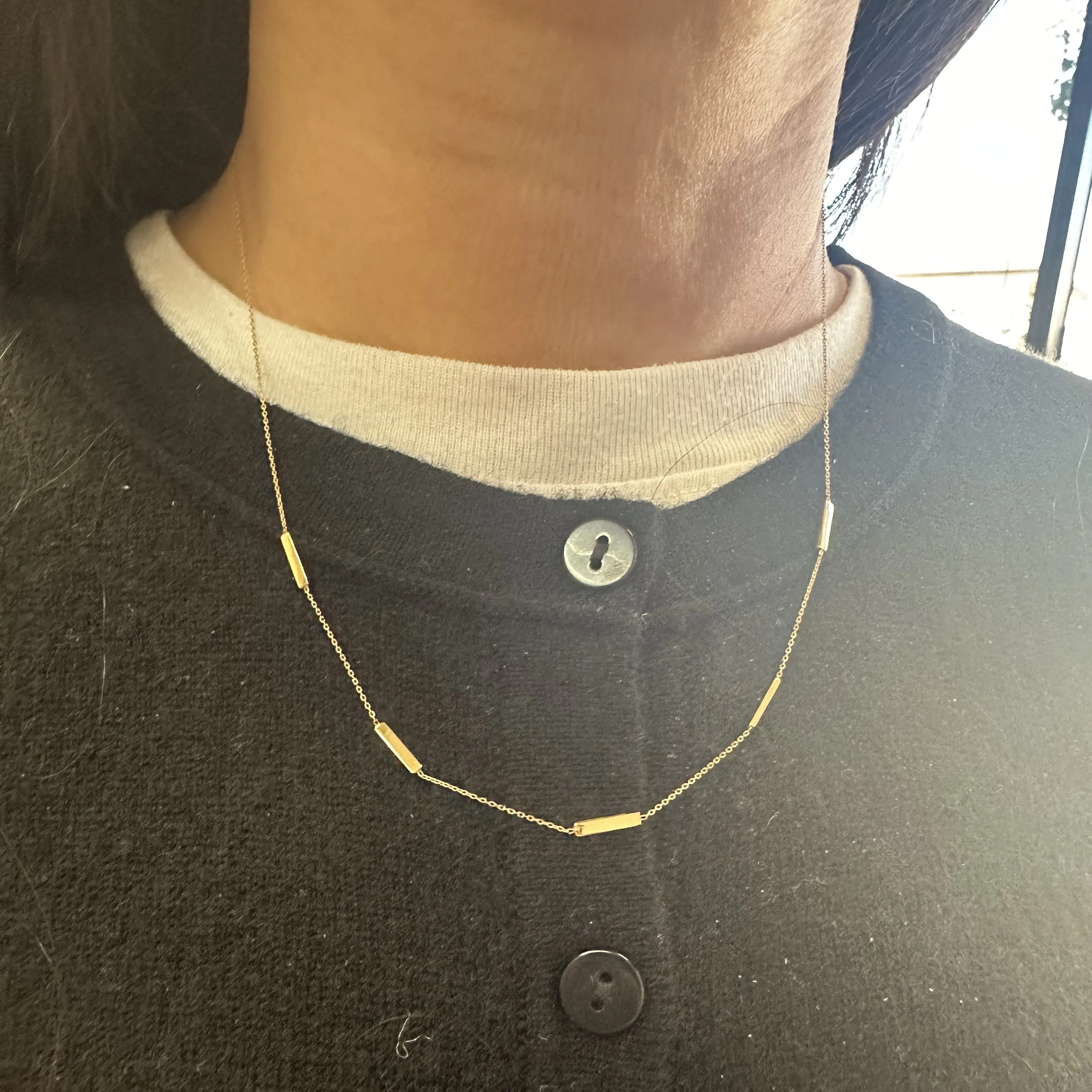 Bar Chain Necklace sold by Adina Reyter product image thumbnail 2