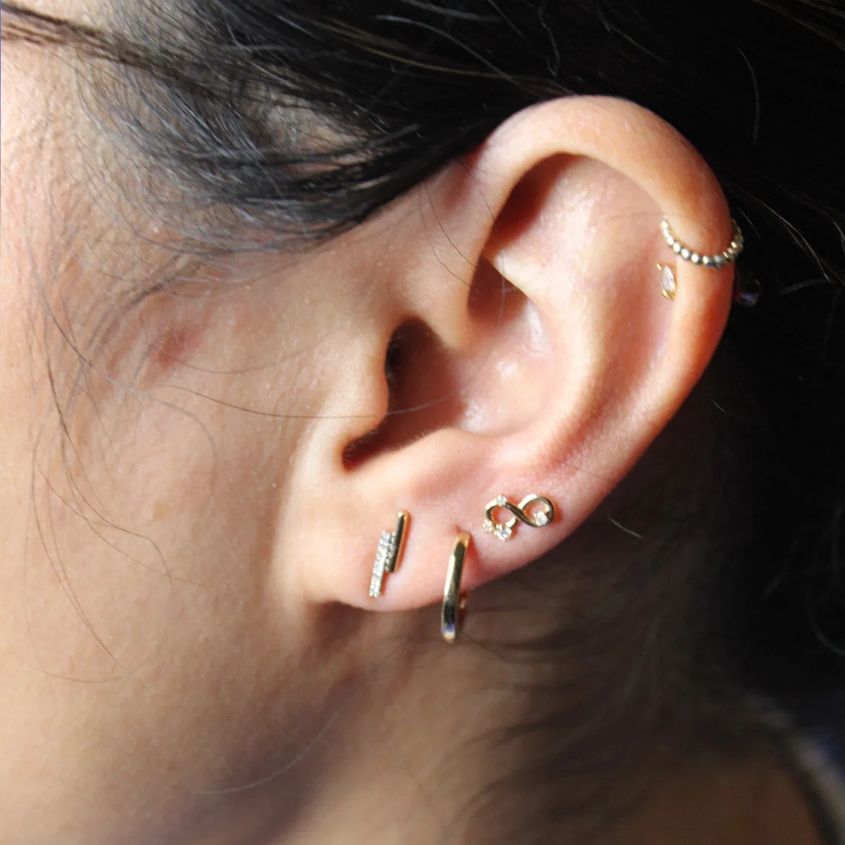 Diamond Infinity Posts sold by Adina Reyter product image thumbnail 2