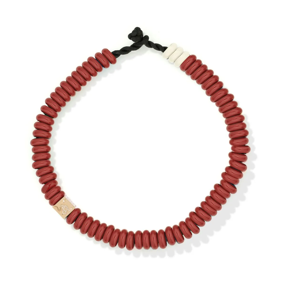 Big Bead Year of the Snake Necklace sold by Adina Reyter