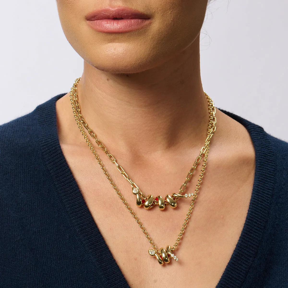 Year of the Snake XL Diamond Wrap Big Bead - Lab Grown sold by Adina Reyter product image thumbnail 2