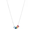 Valentine's Day Necklace Preset For Mini Bead Charm in Sterling Silver sold by Adina Reyter