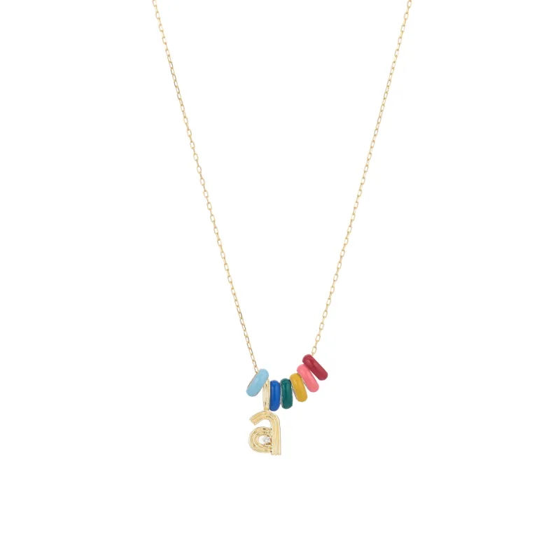Valentine's Day Necklace - One Initial sold by Adina Reyter