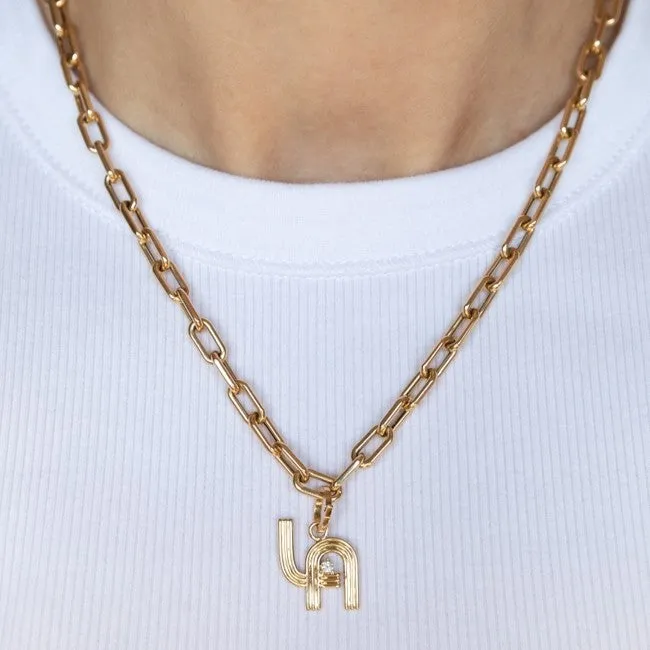 Groovy Diamond LA Hinged Charm sold by Adina Reyter product image thumbnail 2