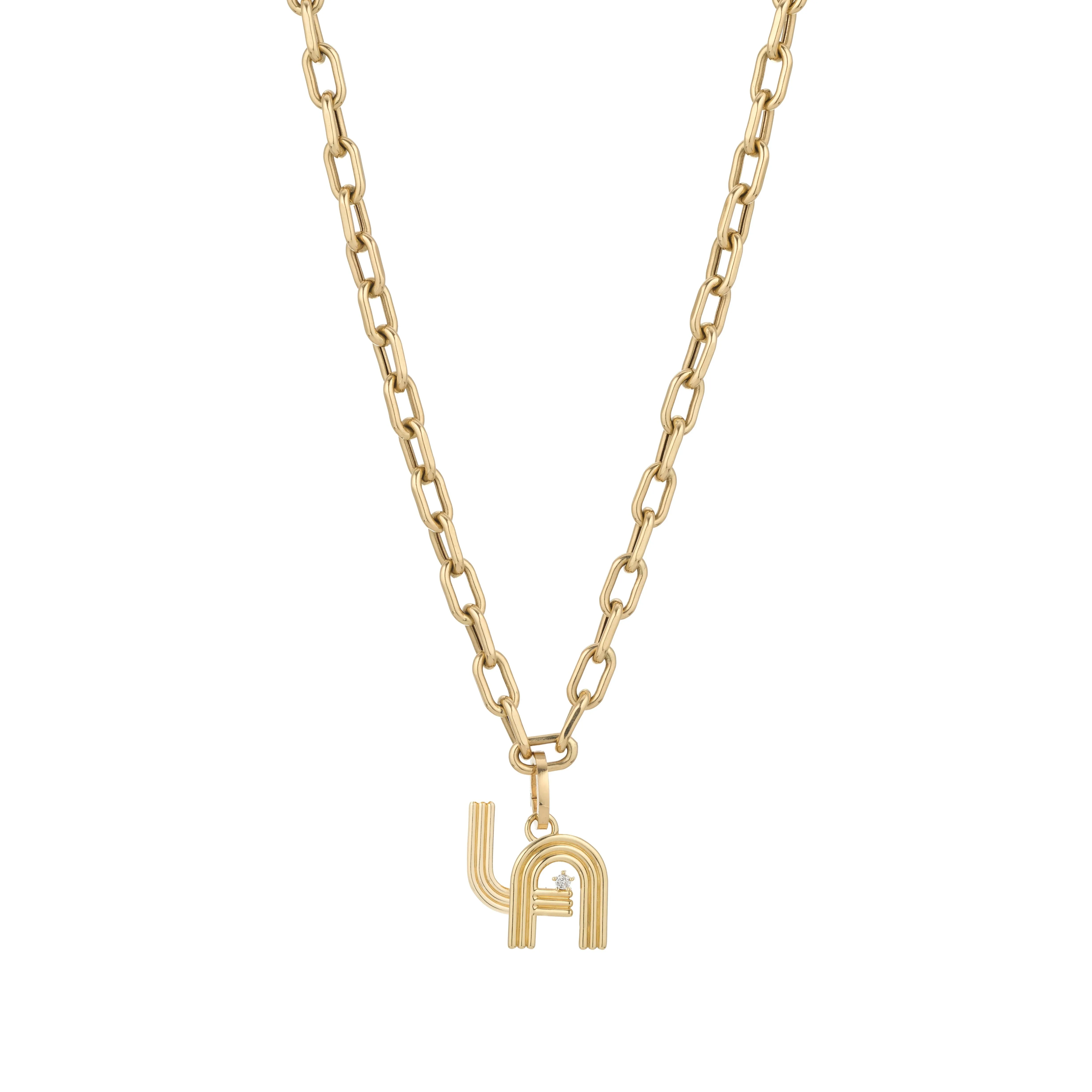 Groovy Diamond LA Hinged Charm sold by Adina Reyter product image thumbnail 4