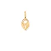 Groovy Diamond Heart Padlock Mini Bead Charm sold by Adina Reyter