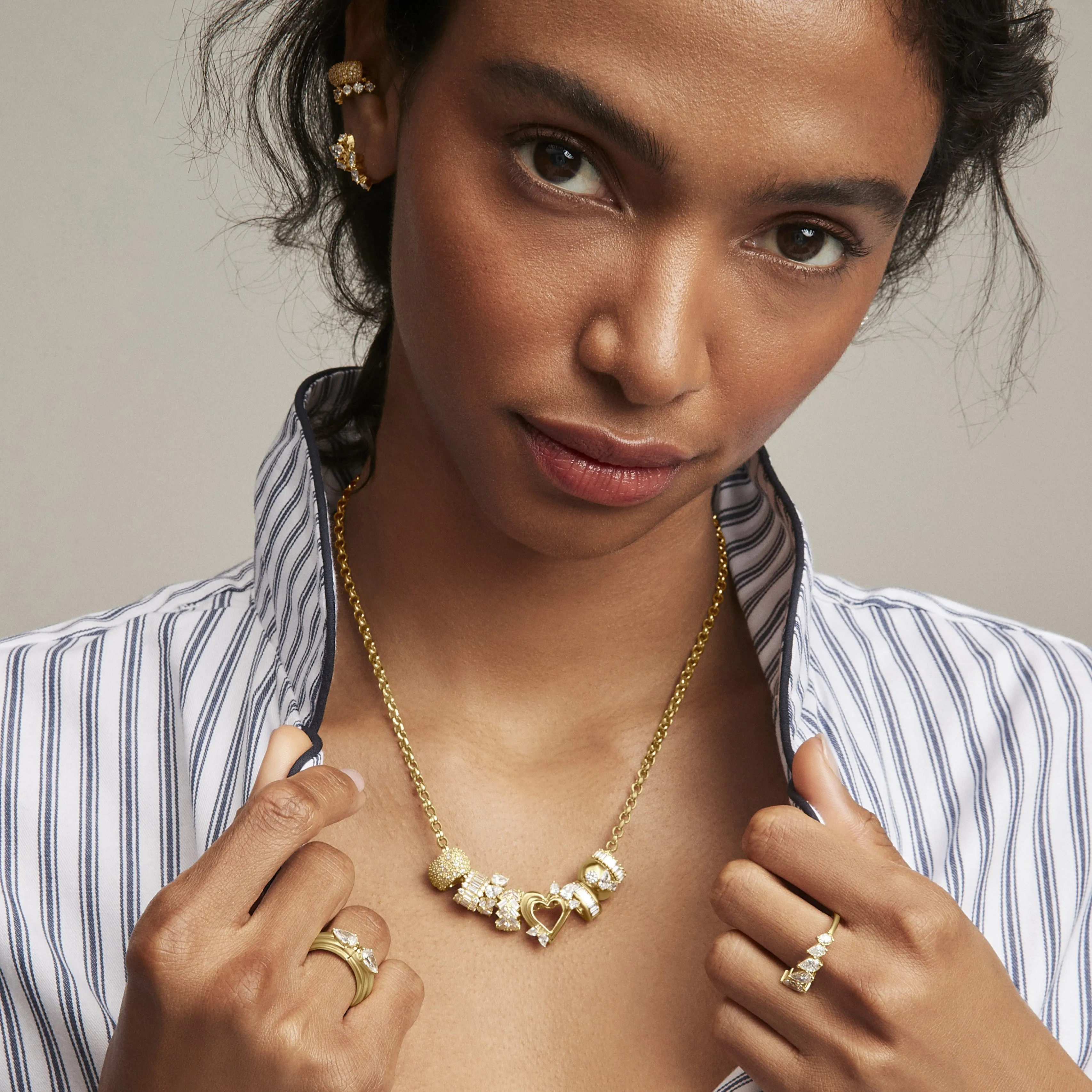 Pear Diamond Eternity Big Bead - Lab Grown sold by Adina Reyter product image thumbnail 2