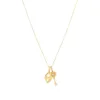 Groovy Diamond Heart Key & Padlock Mini Bead Necklace sold by Adina Reyter