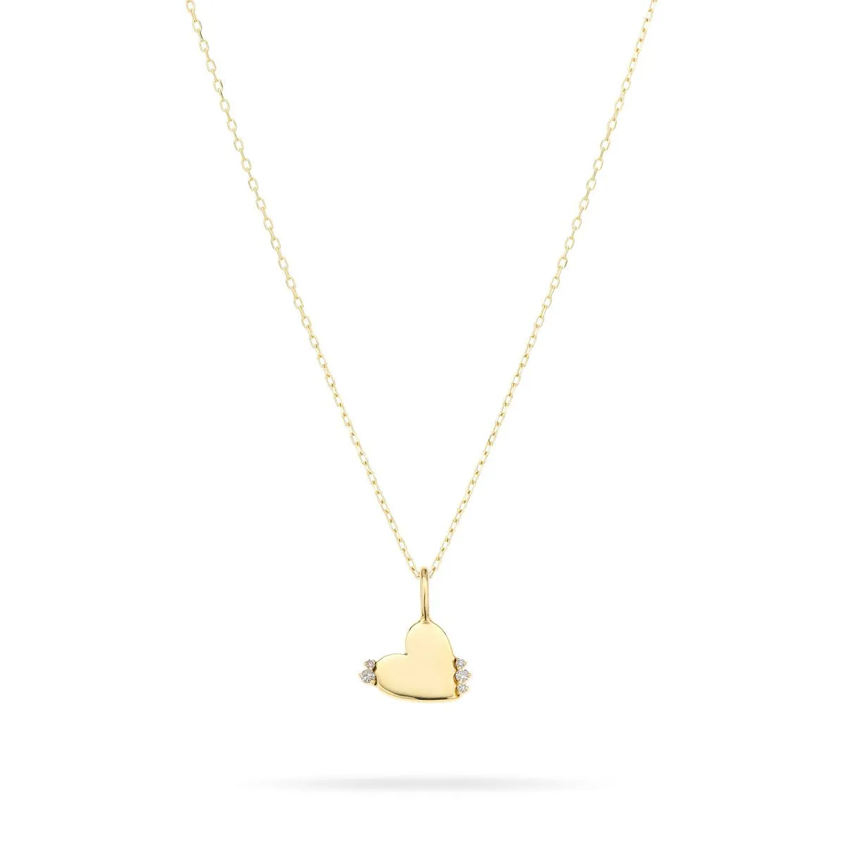 Diamond Heart Dog Tag Mini Charm sold by Adina Reyter product image thumbnail 5