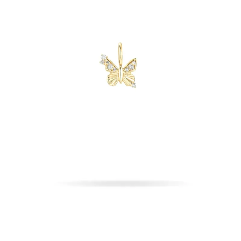 Diamond Butterfly Mini Charm sold by Adina Reyter