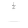 Groovy Diamond Initial Mini Charm Z in Sterling Silver sold by Adina Reyter