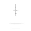 Diamond Cross Mini Charm in Sterling Silver  (Just Bead) sold by Adina Reyter