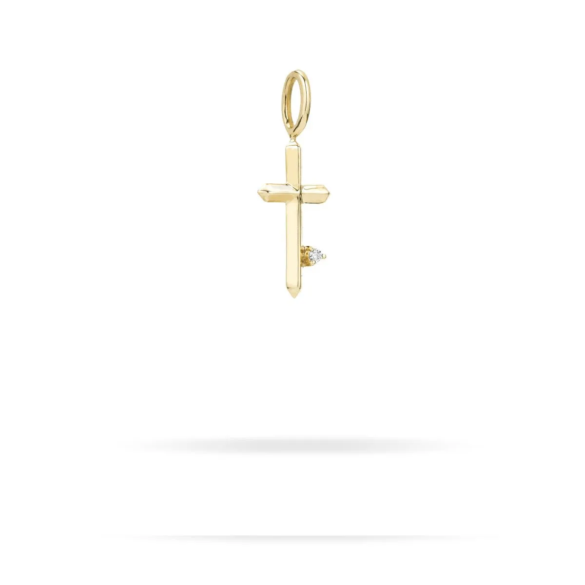 Diamond Cross Mini Charm (Just Bead) sold by Adina Reyter product image thumbnail 2