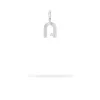 Groovy Diamond Initial Mini Charm N in Sterling Silver sold by Adina Reyter