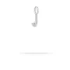 Groovy Diamond Initial Mini Charm J in Sterling Silver sold by Adina Reyter