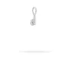 Groovy Diamond Initial Mini Charm D in Sterling Silver sold by Adina Reyter