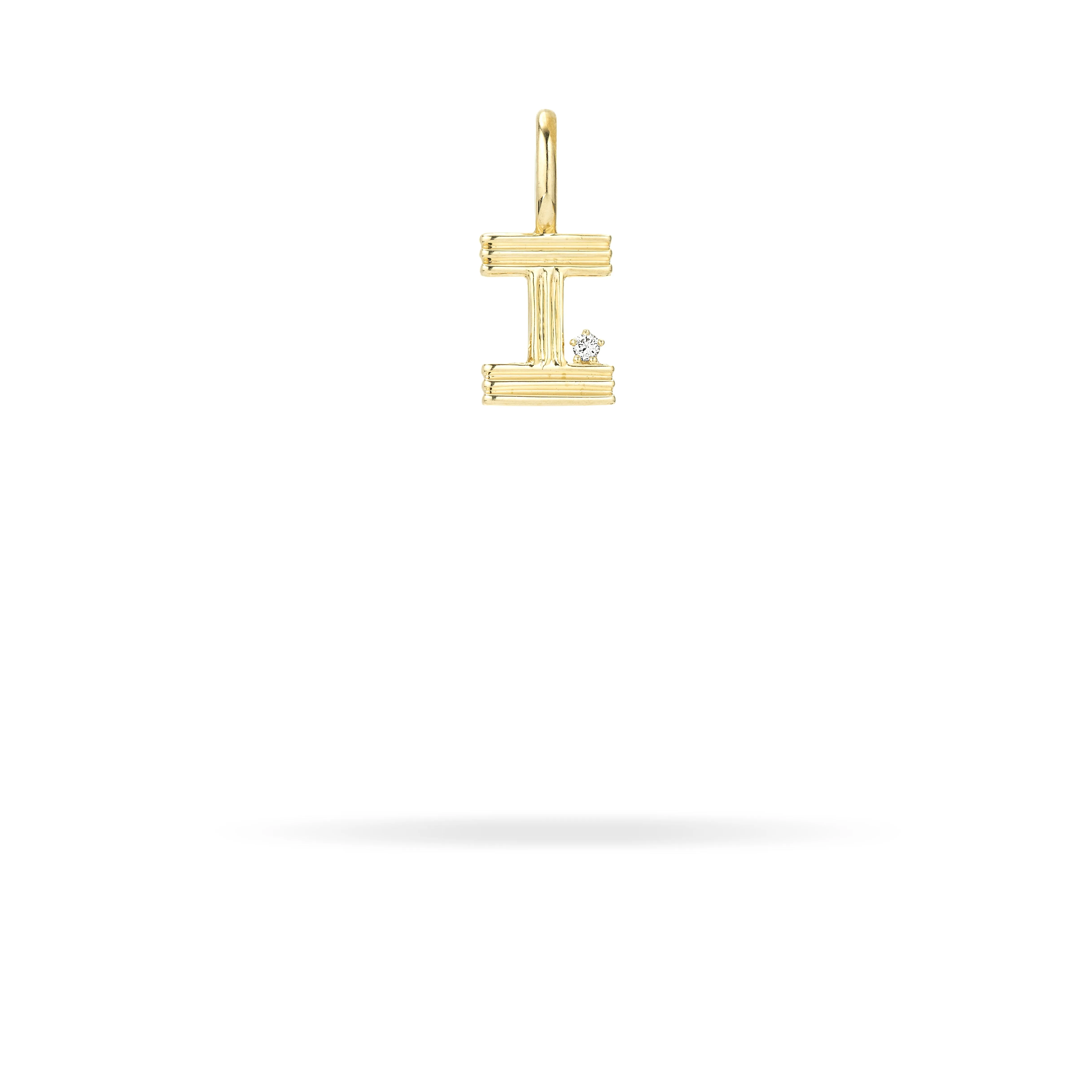 Groovy Diamond Initial Mini Charm I sold by Adina Reyter