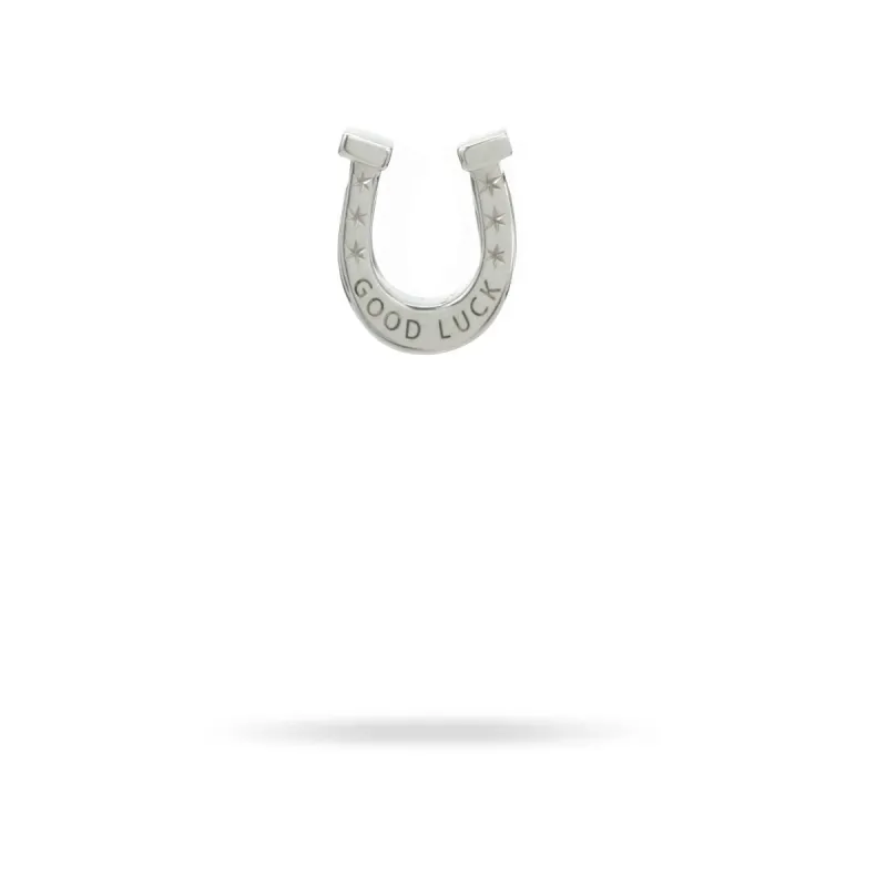 Good Luck Horseshoe Big Bead in Sterling Silver sold by Adina Reyter