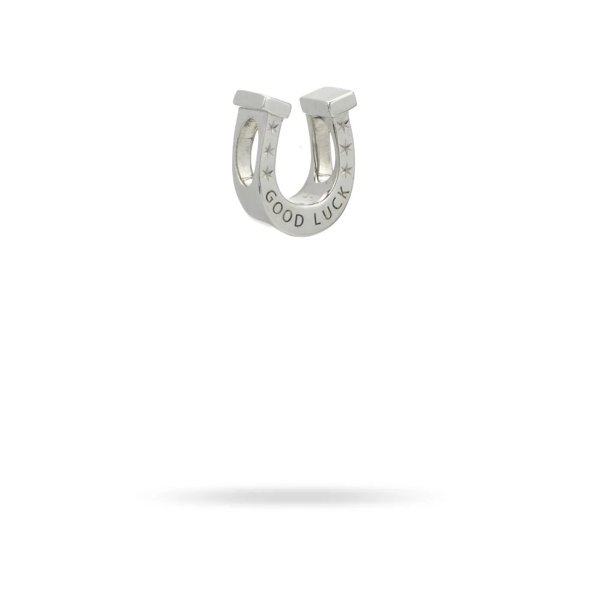 Good Luck Horseshoe Big Bead in Sterling Silver sold by Adina Reyter product image thumbnail 3