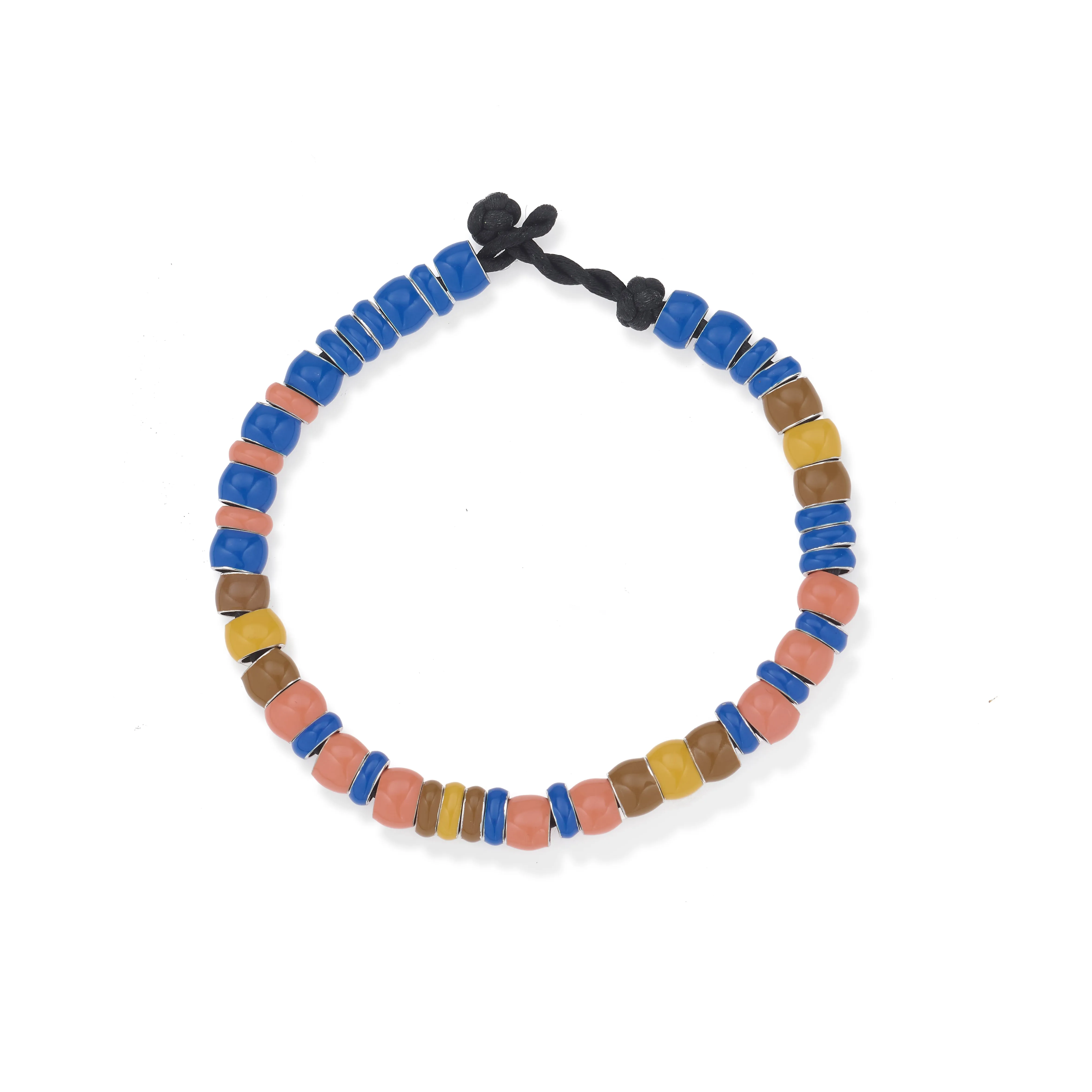 One of a Kind Copper Coast Full Enamel Mini Bead Bracelet sold by Adina Reyter