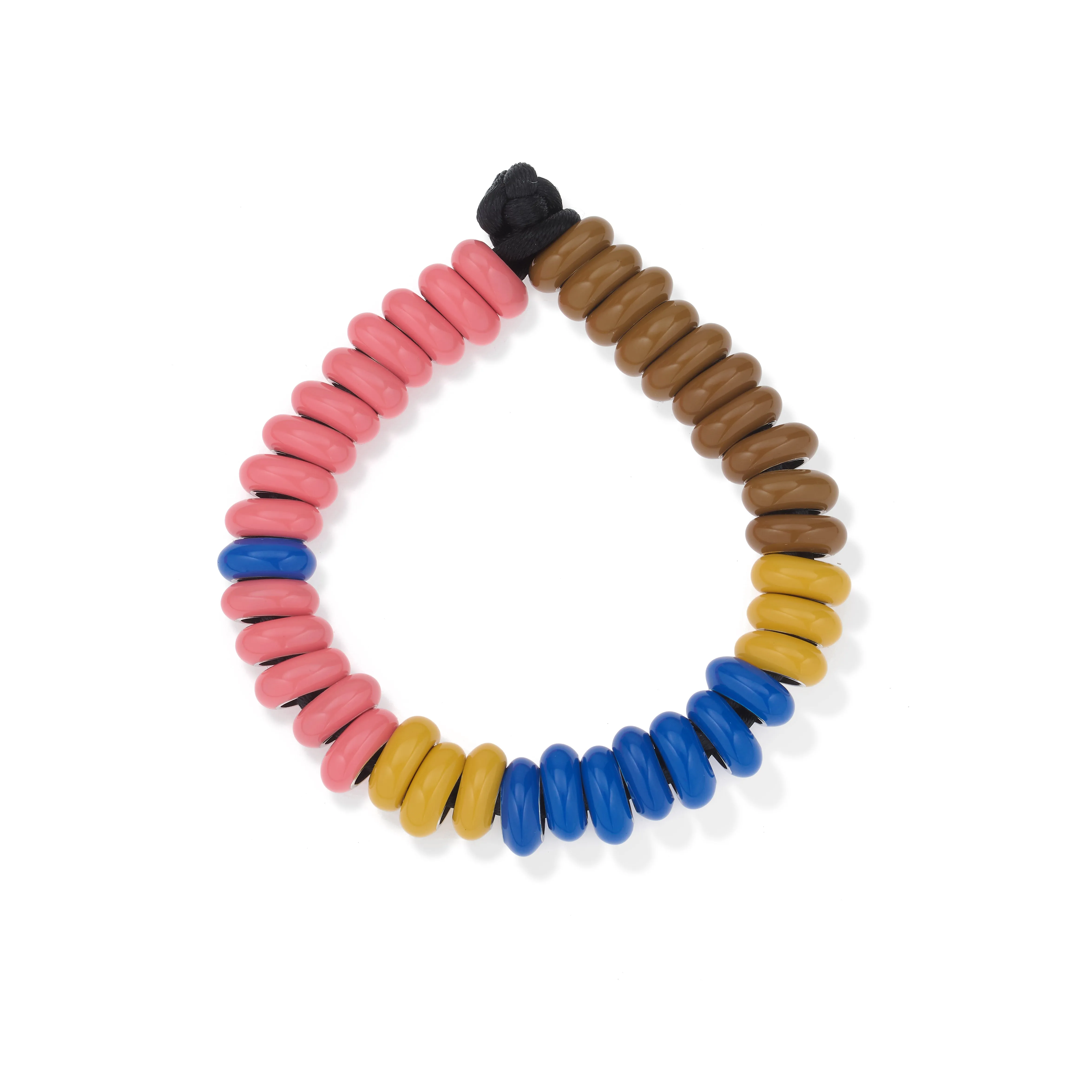 One of a Kind Desert Bloom Full Enamel Big Bead Bracelet sold by Adina Reyter