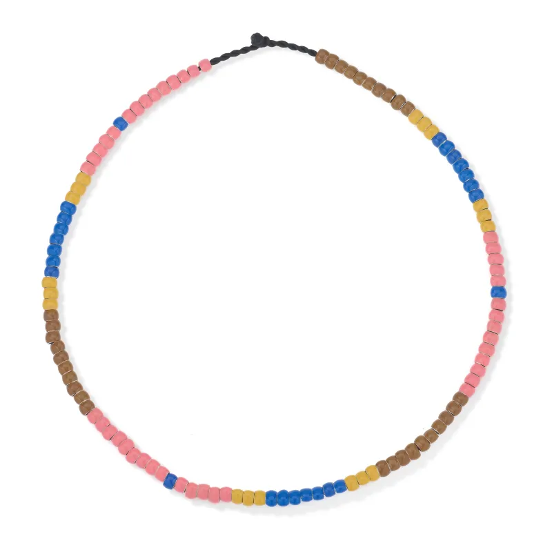 One of a Kind Bronze Beach Full Enamel Mini Bead Necklace sold by Adina Reyter