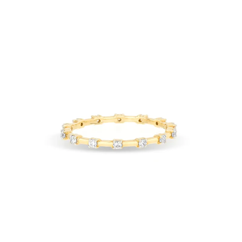Diamond Station Eternity Band Ring sold by Adina Reyter