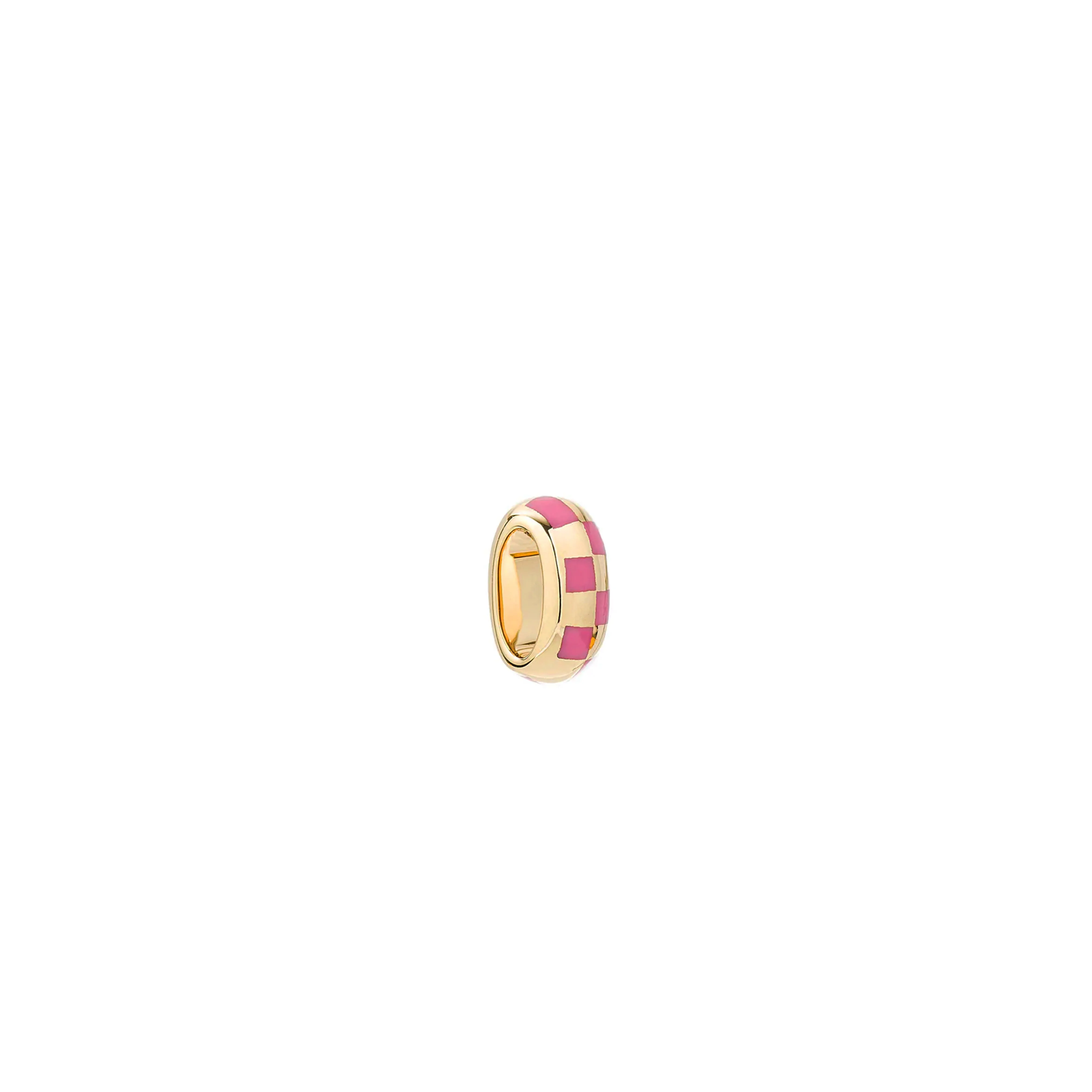 Ceramic Checkerboard Mini Bead sold by Adina Reyter