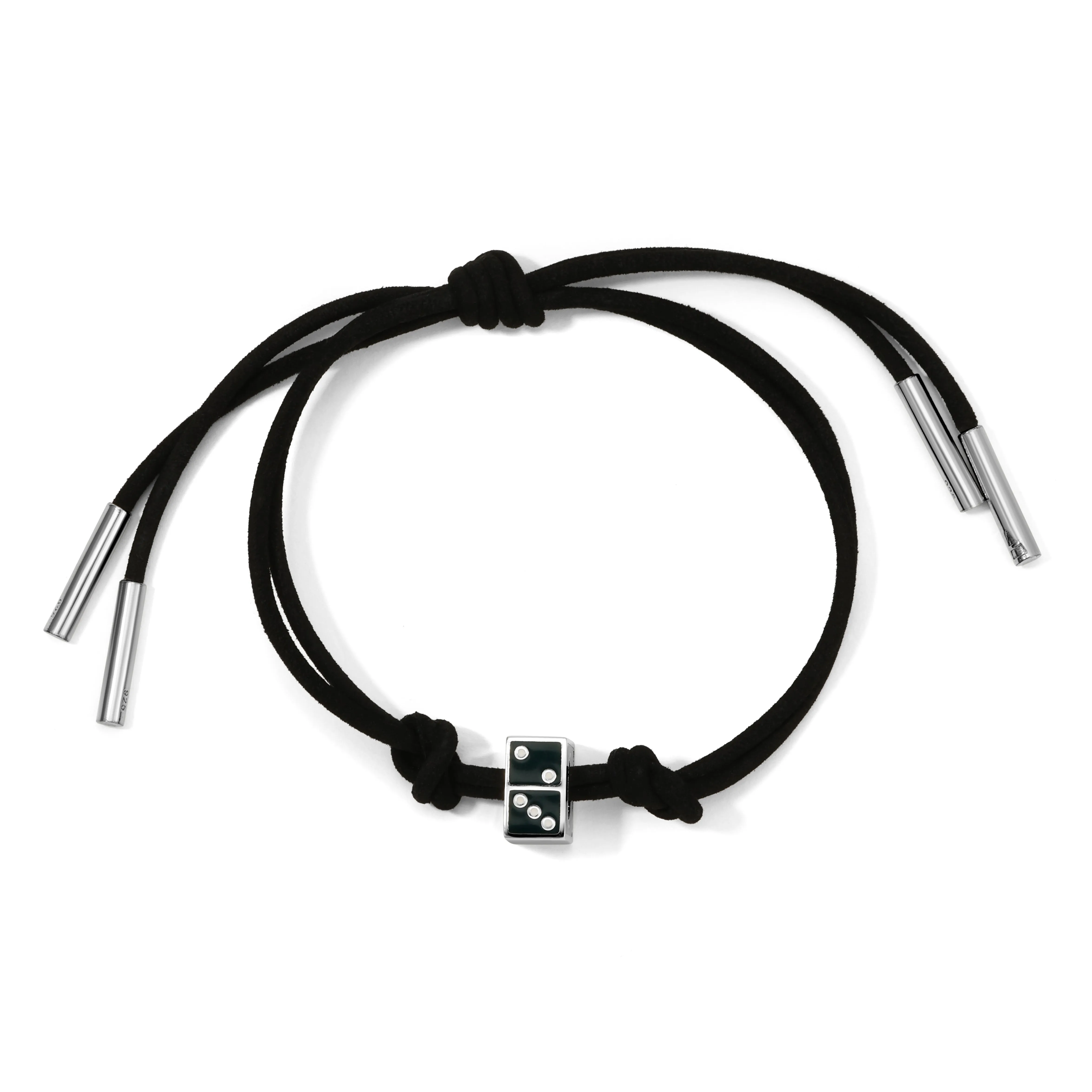 One of a Kind Forest Green Enamel Domino Bracelet sold by Adina Reyter